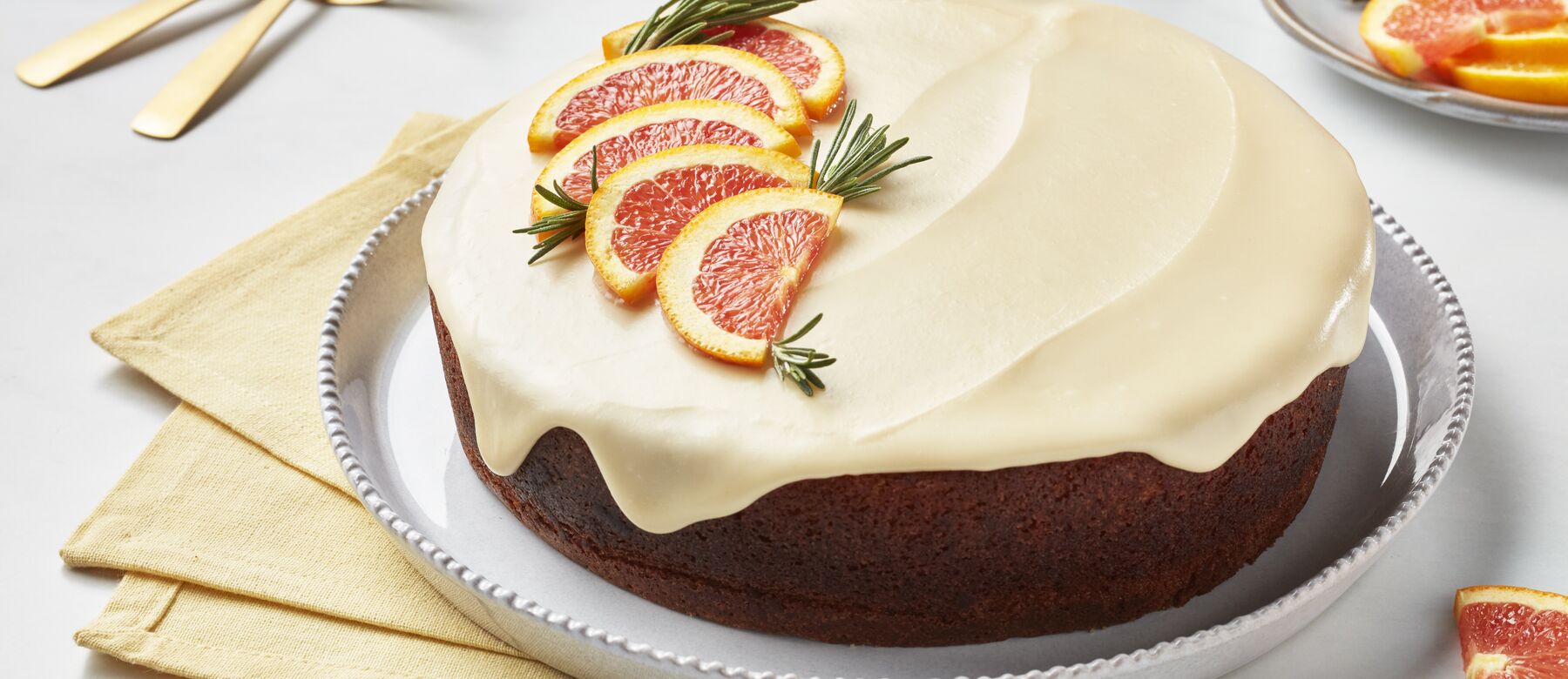 Olive Oil Cake with Aperol Spritz Glaze | Domino® Sugar